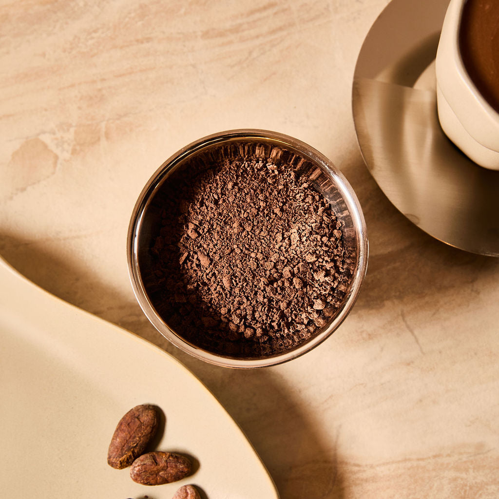 cacao beans and ceremonial cacao