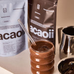 iced ceremonial grade cacao drink