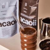 iced ceremonial grade cacao drink