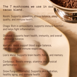 cacao mushroom infused, benefits mushroom